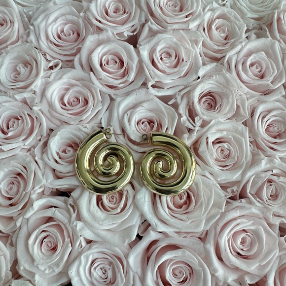 Cult Gaia Gold Spiral Earrings - Picture 3 of 4